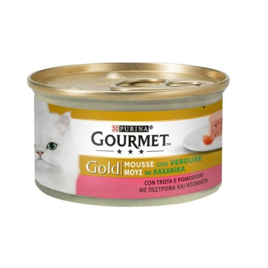 Gourmet Truite Dorée et pâté de tomates Purina 85 grammes