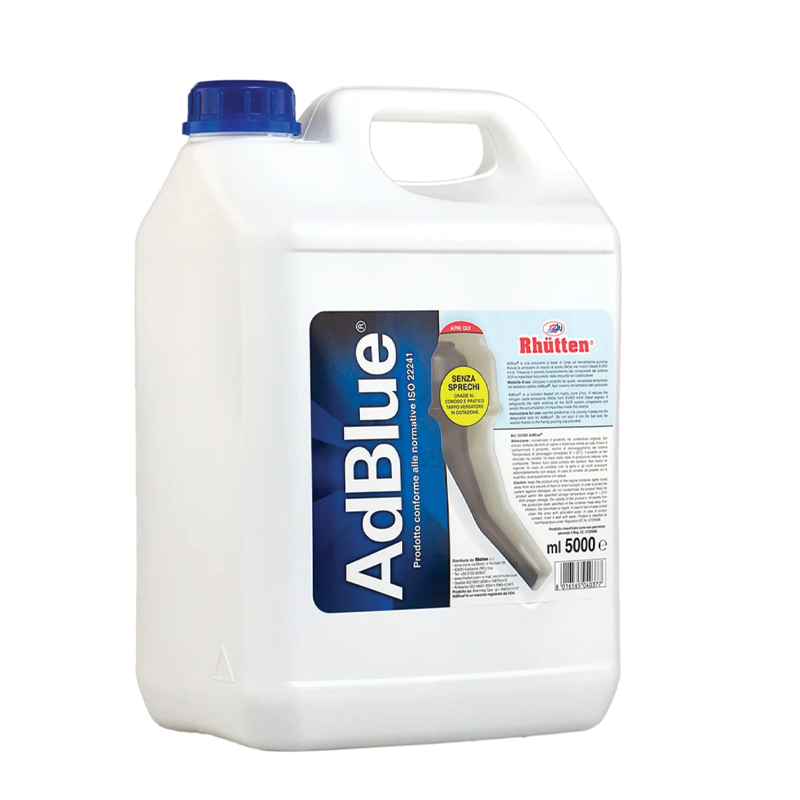 Additif liquide Ad Blue 5 Lt avec buse de transfert pour moteurs diesel Euro 4/5/6 Scr