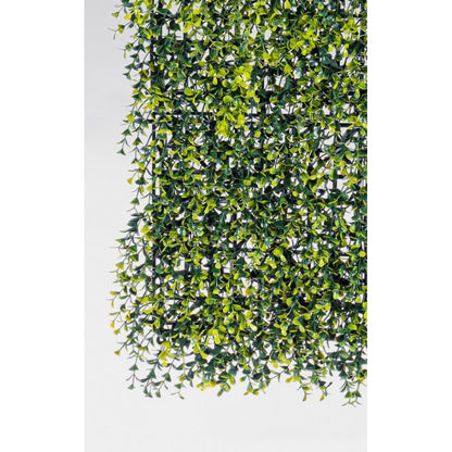 Mur synthétique Pousses de Buxus en Polyéthylène 50x50 cm