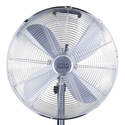 Ventilateur Coveri avec support Vintage Chrome Watt. 65 cm. 133