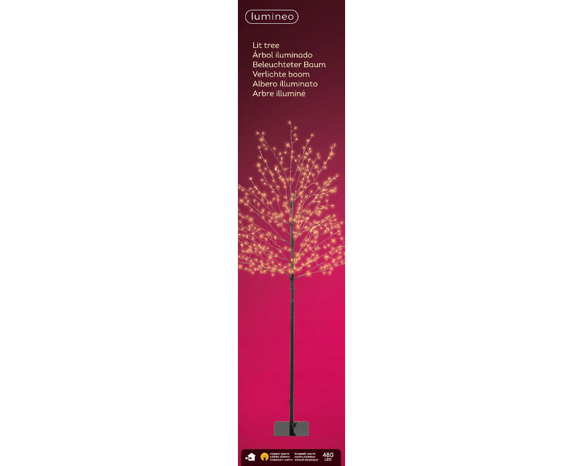 Arbre d'extérieur micro LED H 150 x Ø 30 cm