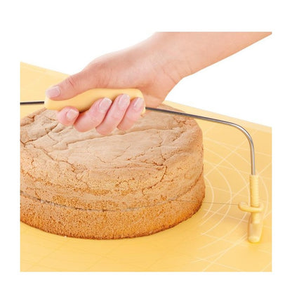 Coupe-gâteau Tescoma Delicia 630095 - Ajustez le fil pour couper des gâteaux parfaits en cuisine ou à la maison.