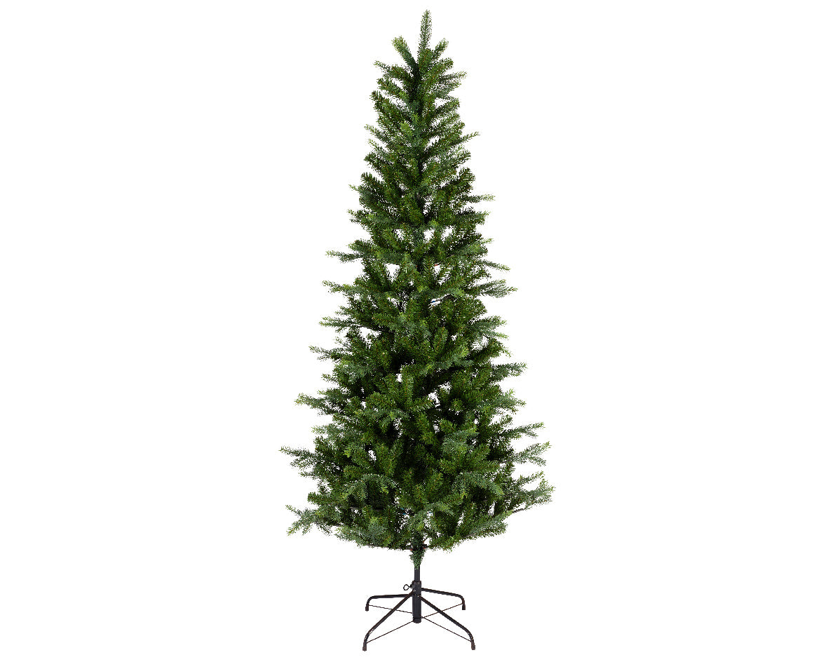 Sapin de Noël fin H 210 Ø 110 en cm