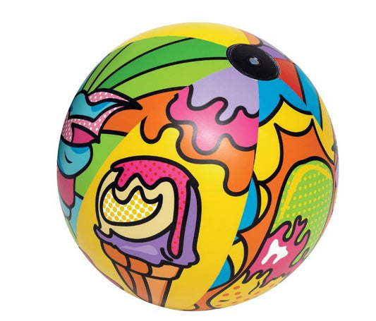 Ballon De Plage Pop Art Barcelone Cm. 91