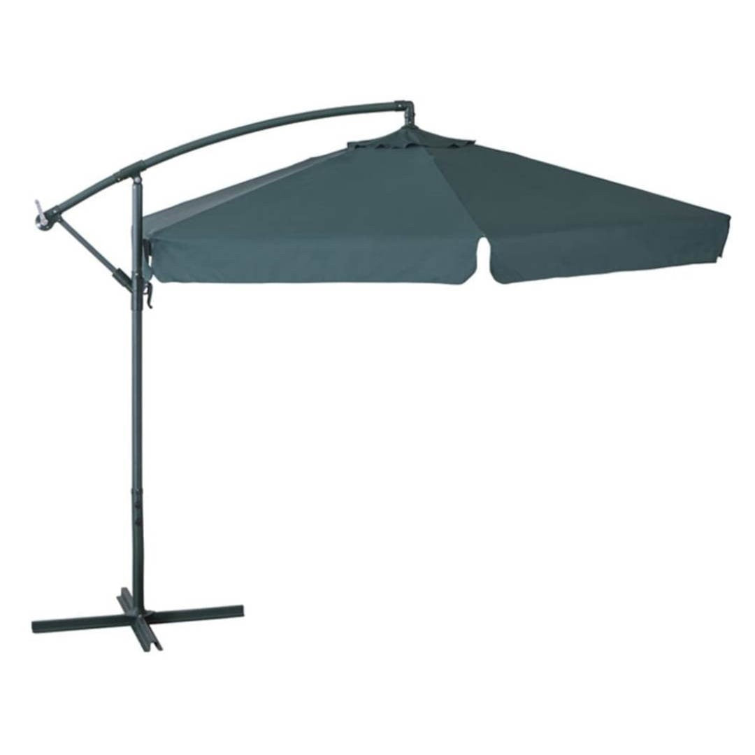 Parasol à bras latéral diamètre 300 cm Vert