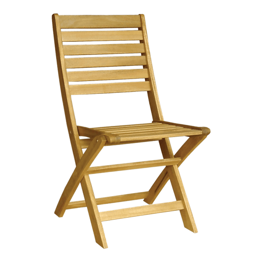Chaise en bois sans côtelettes