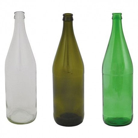 Bouteille en Verre 'Vichy' 1000 Ml - Couleur Verte