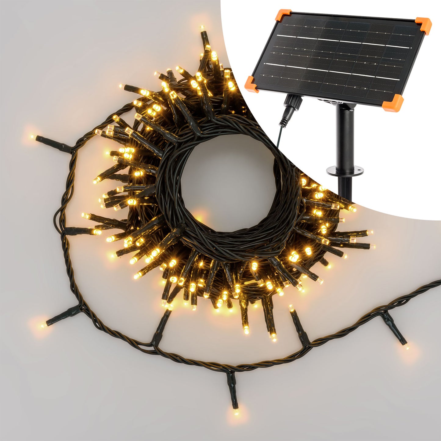 Chaîne Solaire SCP TLG 1200 MiniLED 60m en bobine lumières de Noël