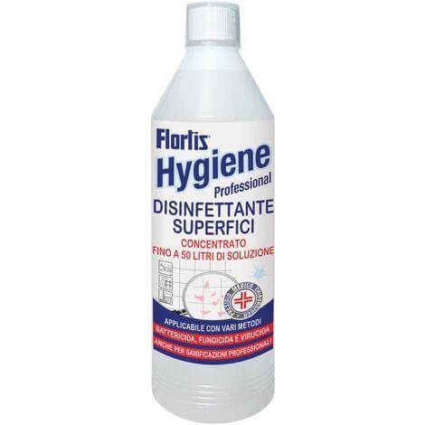 Flortis Hygiène Désinfectant de Surface 1L Contre les Bactéries