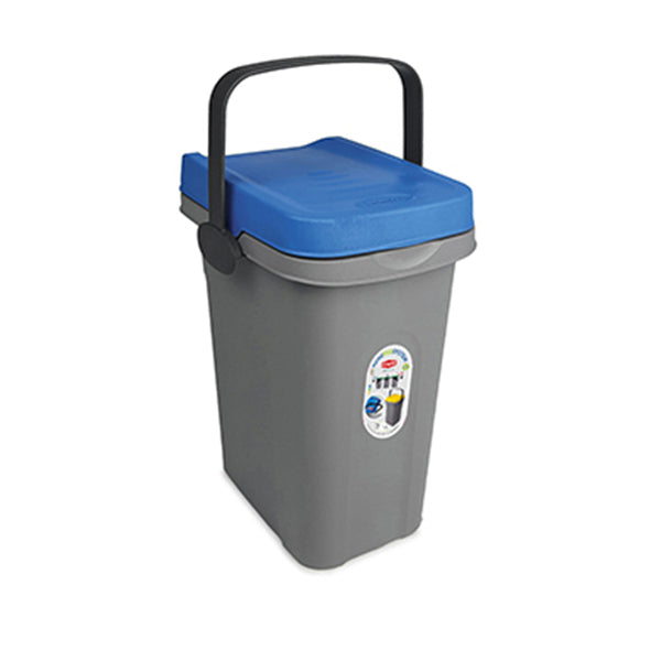 Poubelle bleue de 7 litres Home Eco System