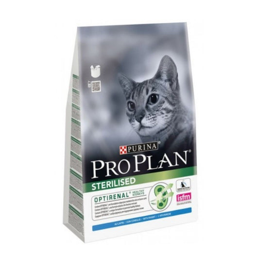 Pro Plan Sterilized Optirenal chat riche en lapin Purina 400 grammes