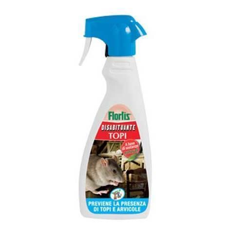 Flortis Spray Déshabituant Naturel pour Souris 500 ml pour la protection et l'entretien des milieux extérieurs.