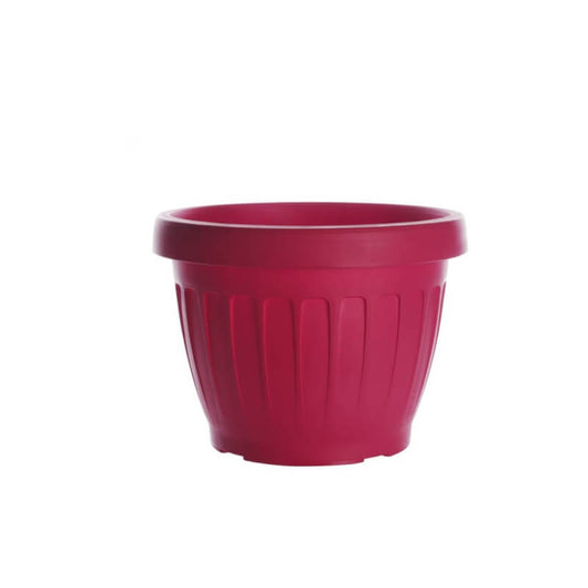 Vase Terra D 40 Cm Rouge Corail