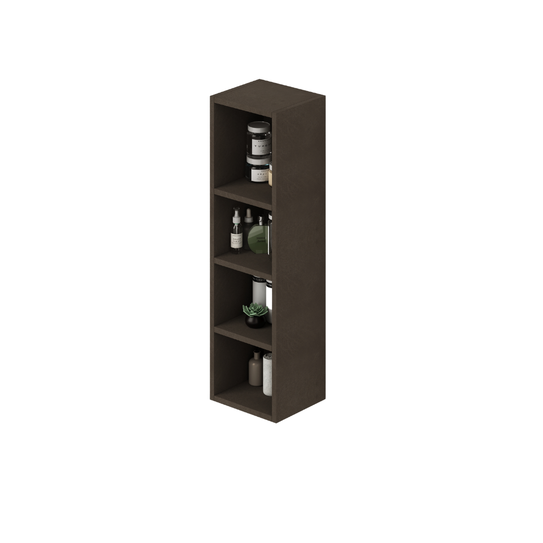 Armoire Murale Multi-usages Ouvert, Boue H120x30x30cm