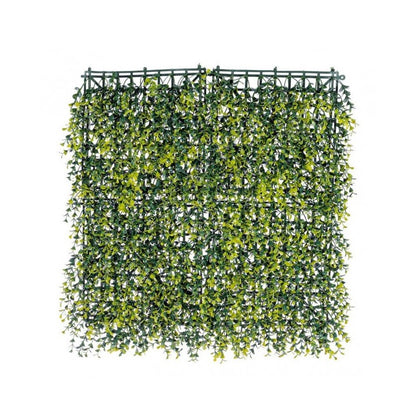 Mur synthétique Pousses de Buxus en Polyéthylène 50x50 cm