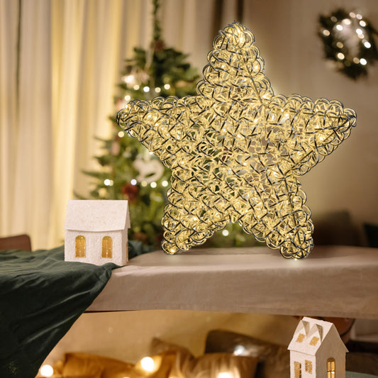 Guirlande Lumineuse de Noël Star ø60cm ATS Argent 100 LED