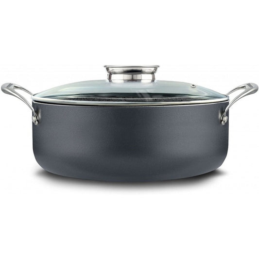 Casserole ovale avec couvercle en verre INVICTUM PROFESSIONAL diamètre 32x h26 cm