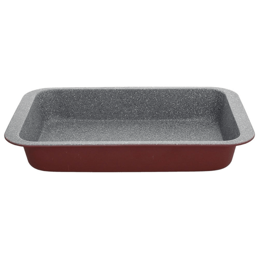 Plat à Lasagnes Rectangulaire Sweet Cherry 32x22 cm en acier rouge