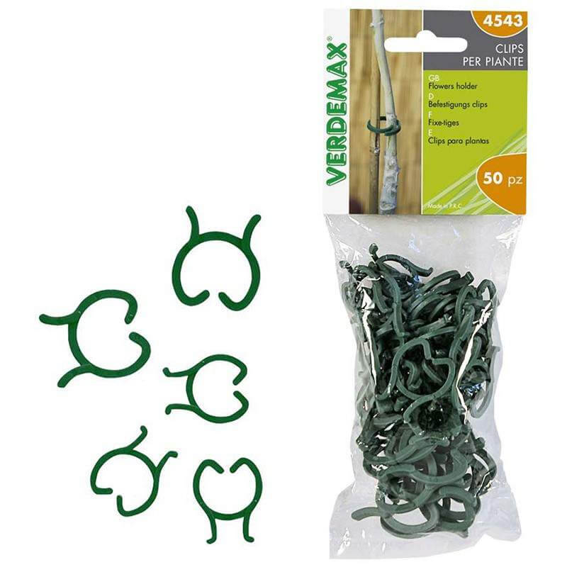 Clips pour plantes 3 tailles mélangées 50 pcs