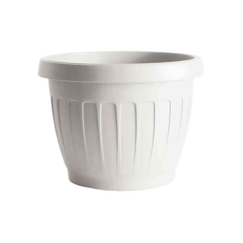 Terra Pot D35 Blanc 34087 Bama Jardin Plantes Fleurs Terrasse Balcon