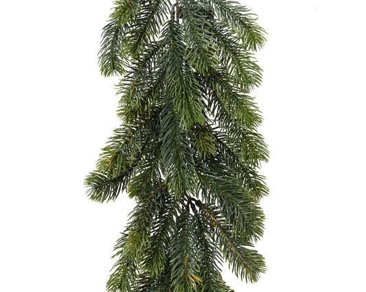 Couronne de Noël Winnipeg pour intérieur et extérieur L 270 x P 30 x H 30 cm