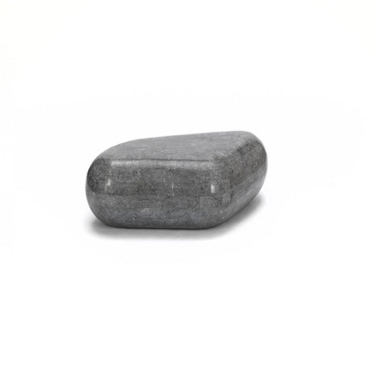 Table basse moderne en pierre grise 52 x 98 xh 27 cm