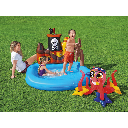 Piscine gonflable bateau pirate