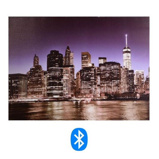 Image Bluetooth avec impression de ville nocturne