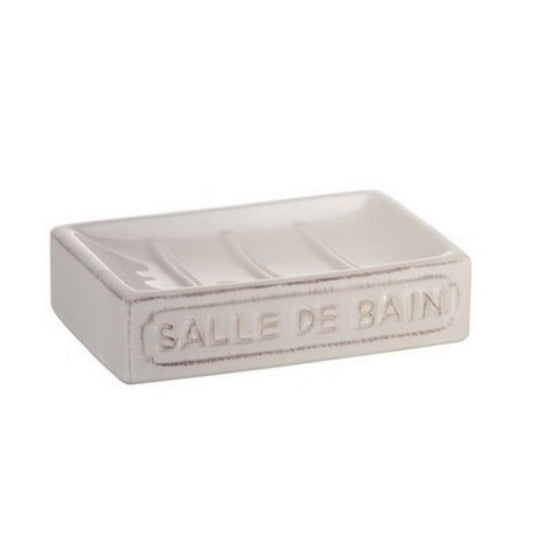 Porte-savon en céramique blanche Vivienne Gedy