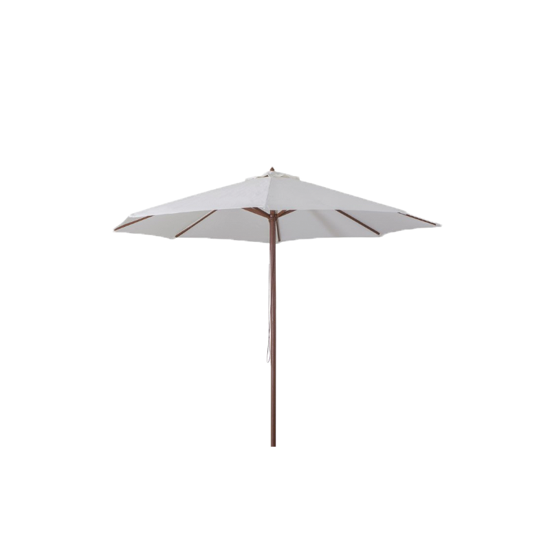 Parasol en bois Ecru 3 mètres