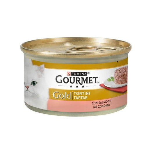 Tartelettes Gourmet Gold au saumon Purina 85 grammes