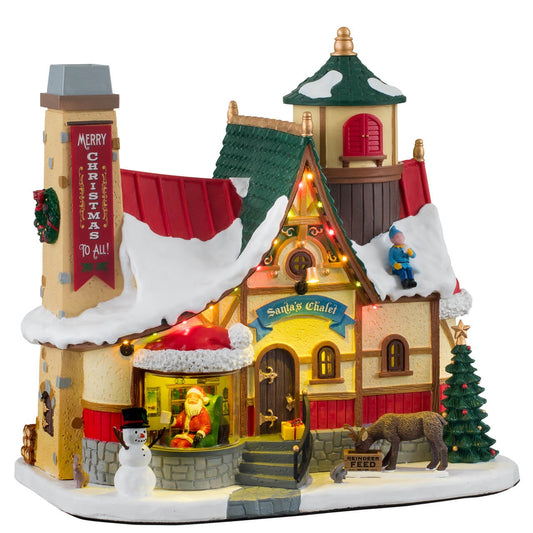 Lemax Santa'S Chalet - Chalet du Père Noël pour village de Noël