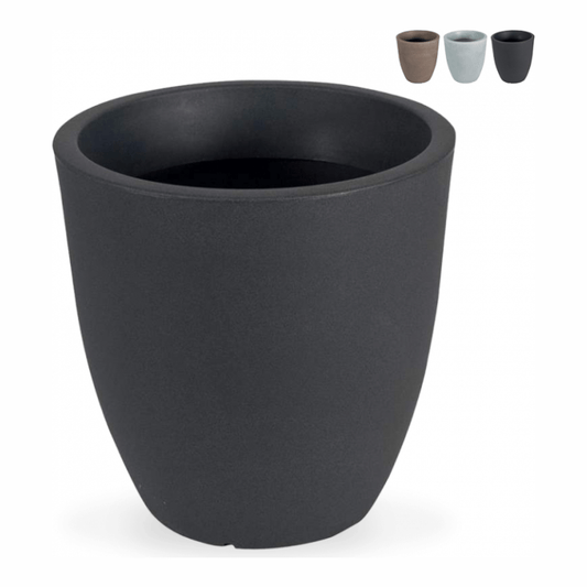 Cache-Pot Rond Ø 50cm Haut Cache-Pot Design Jardin Terrasse Orione