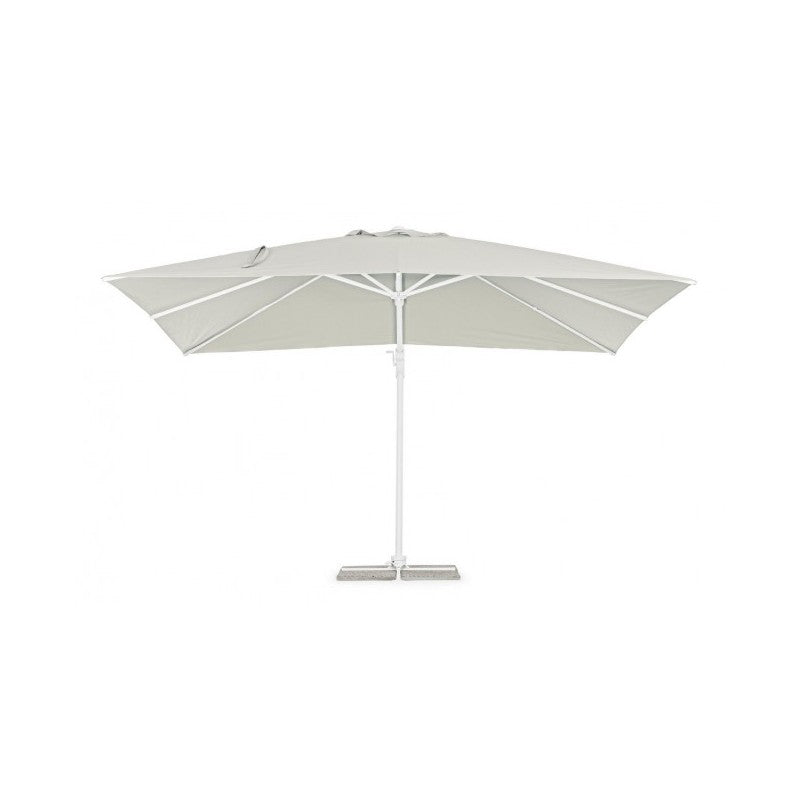 Parasol Eden blanc/naturel 300x400xh260 cm