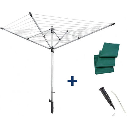 Leifheit LinoLift 600 QuickStart Étendoir à linge pour parapluie