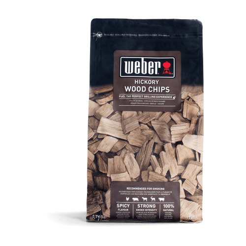 Copeaux de bois à fumer Weber Hickory Blend 700 g (code produit 17624)