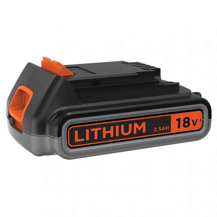 Batterie au lithium Black et Decker 18 V 2,5 Ah