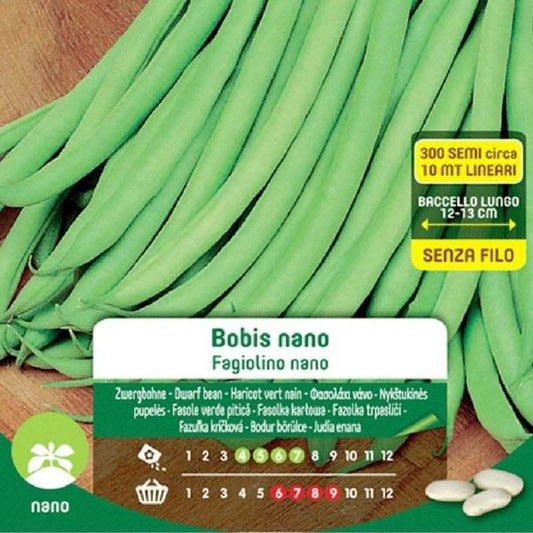 Bobis Nano Graines de Haricots Verts Nains en Maxi Sac