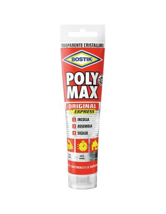 Bostik Polymax Original Express Adhésif Transparent 115 grammes