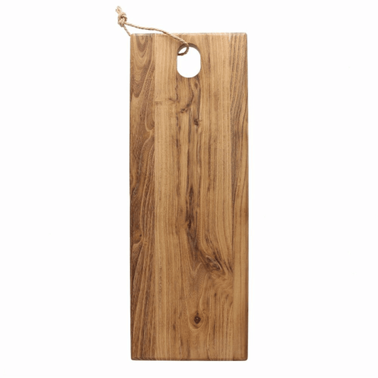 Planche à découper rectangulaire 47x17 cm Bambou en bois marron