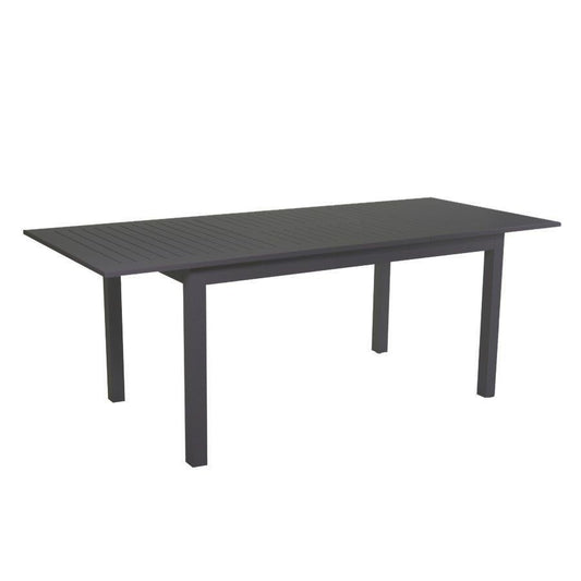 Table extensible Sullivan en aluminium anthracite cm150/210x90xh73