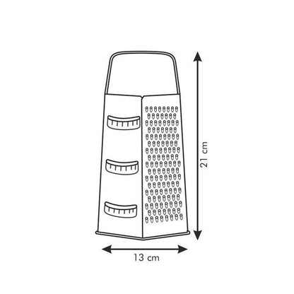 Râpe pratique à 6 faces