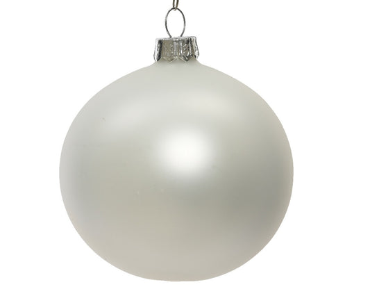 Effet boule de Noël blanche Ø6 cm