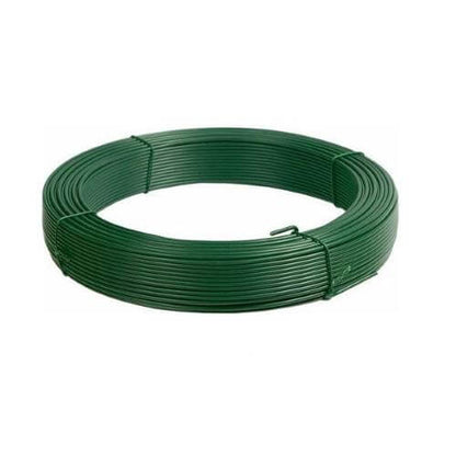 Fil de fer plastifié vert Ø 3,3 mm - 100 m