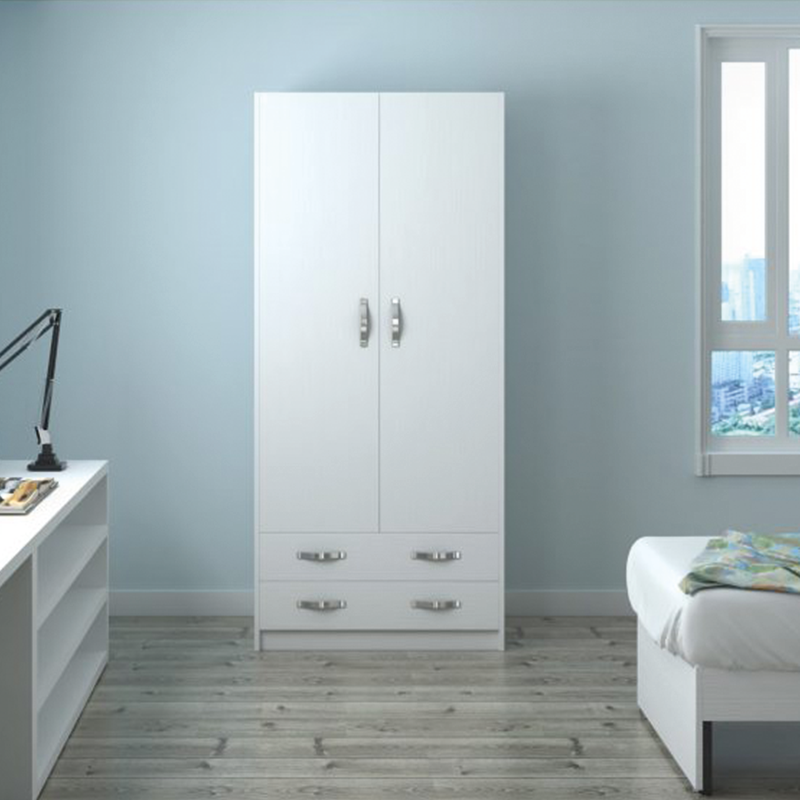 Armoire 2 portes avec tiroirs H210