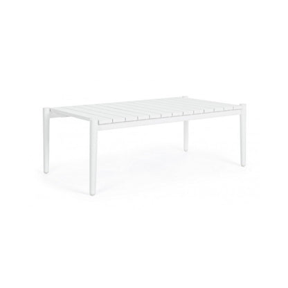 Table basse Calypso blanche 110x60 cm