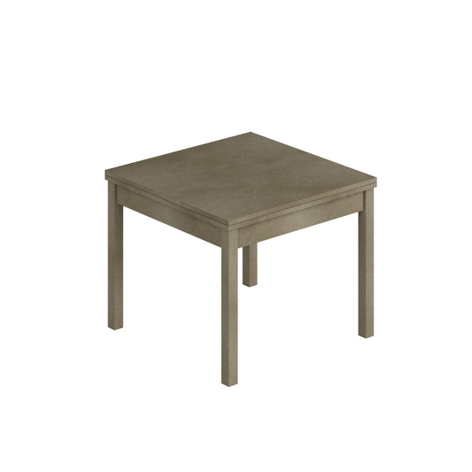 Table à manger carrée pliante coloris Clay H77x90x90cm