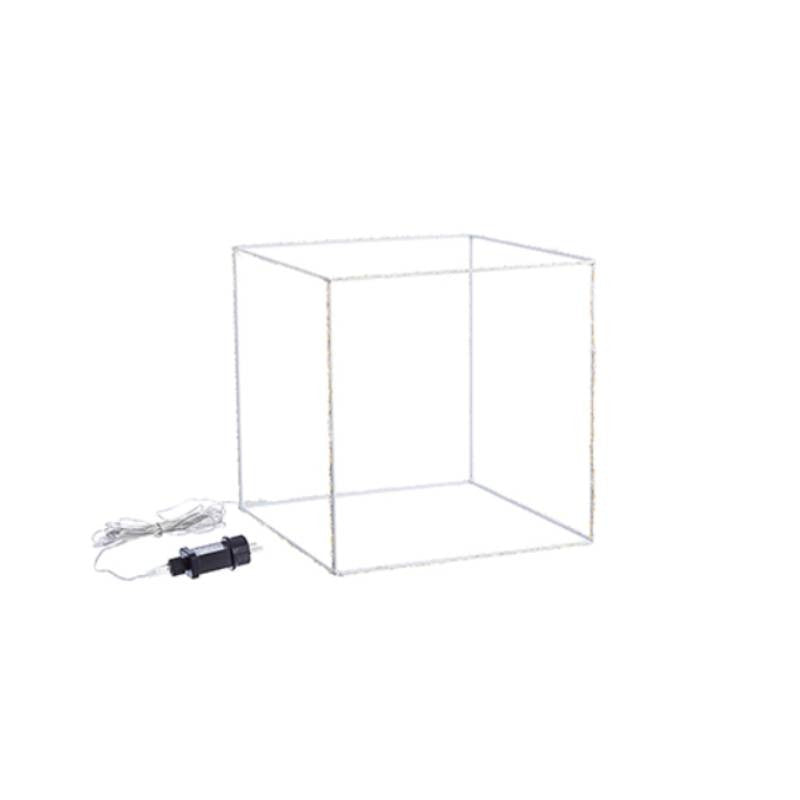 Cube avec microled classique 35 x 35 cm 320 microled