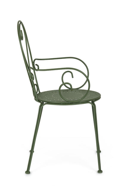 Chaise avec accoudoirs Etienne Forest - H 89 x P 49 x L 49 cm