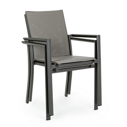 Chaise C-Br Konnor Anthracite